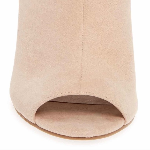 BP. Gretta Mule Sandals Blush Faux Suede 8.5 - Picture 4 of 6